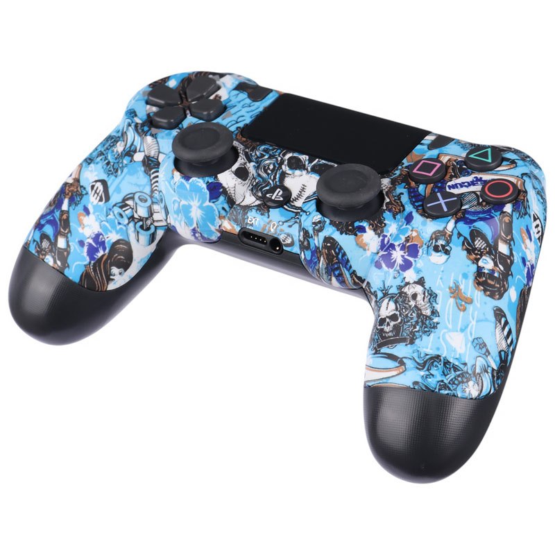 دسته بازی بی سیم SONY PlayStation 4 DualShock 4 High Copy طرح اسکلت کد 2