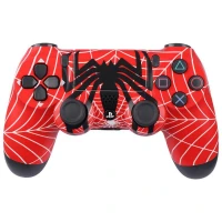 دسته بازی بی سیم SONY PlayStation 4 DualShock 4 High Copy طرح Spider Man کد 8