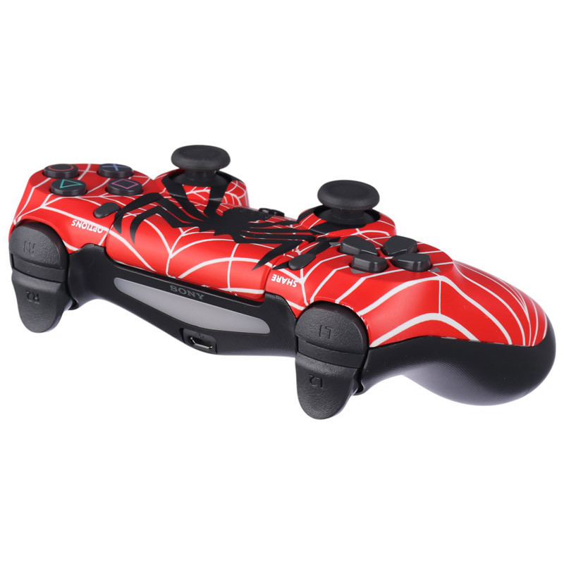دسته بازی بی سیم SONY PlayStation 4 DualShock 4 High Copy طرح Spider Man کد 8