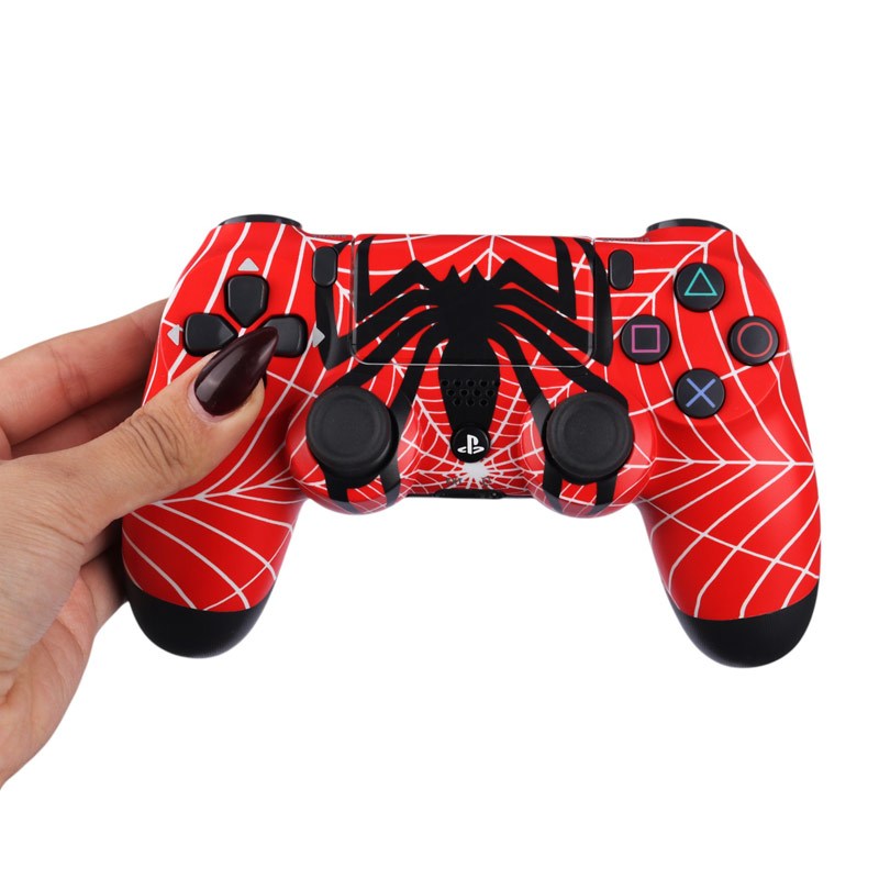 دسته بازی بی سیم SONY PlayStation 4 DualShock 4 High Copy طرح Spider Man کد 8