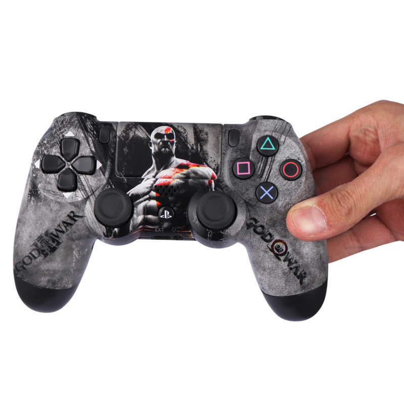 دسته بازی بی سیم SONY PlayStation 4 DualShock 4 High Copy طرح God of War کد 7