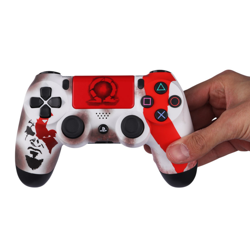 دسته بازی بی سیم SONY PlayStation 4 DualShock 4 High Copy طرح God Of War کد 2