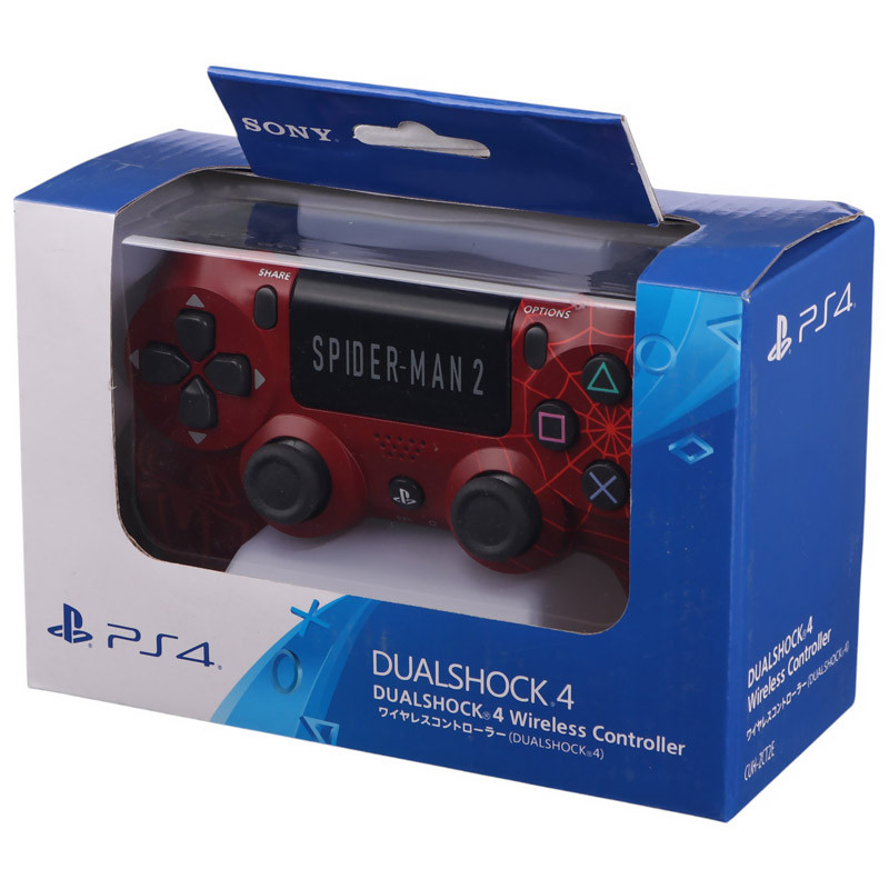 دسته بازی بی سیم SONY PlayStation 4 DualShock 4 High Copy طرح Spider Man 2
