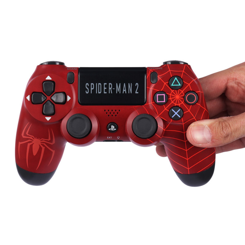 دسته بازی بی سیم SONY PlayStation 4 DualShock 4 High Copy طرح Spider Man 2