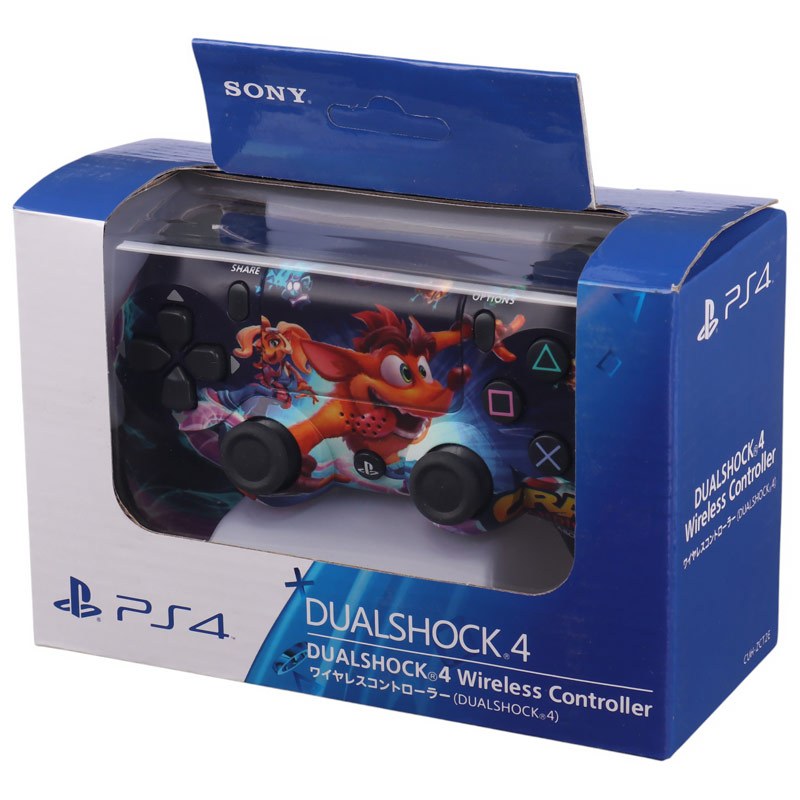 دسته بازی بی سیم SONY PlayStation 4 DualShock 4 High Copy طرح Crash کد 3