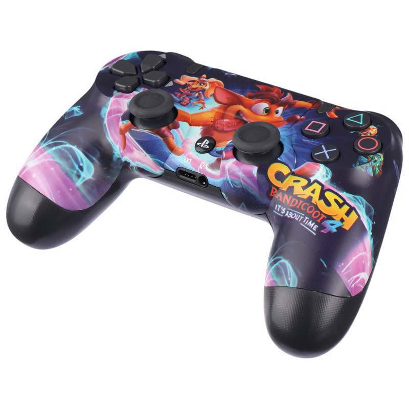 دسته بازی بی سیم SONY PlayStation 4 DualShock 4 High Copy طرح Crash کد 3