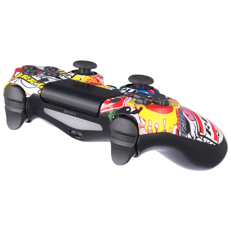 دسته بازی بی سیم SONY PlayStation 4 DualShock 4 High Copy طرح فانتزی کد 7
