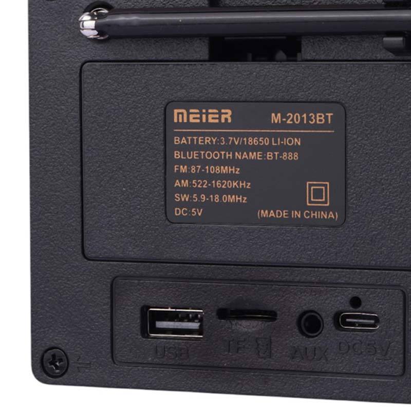 رادیو اسپیکر بلوتوثی رم و فلش خور Meier M-2013BT