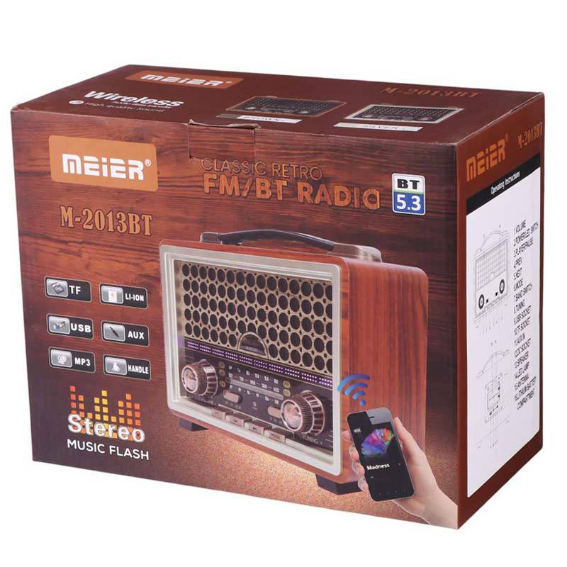 رادیو اسپیکر بلوتوثی رم و فلش خور Meier M-2013BT