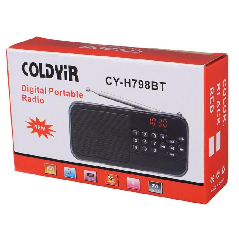 رادیو اسپیکر رم خور Coldyir CY-H798BT