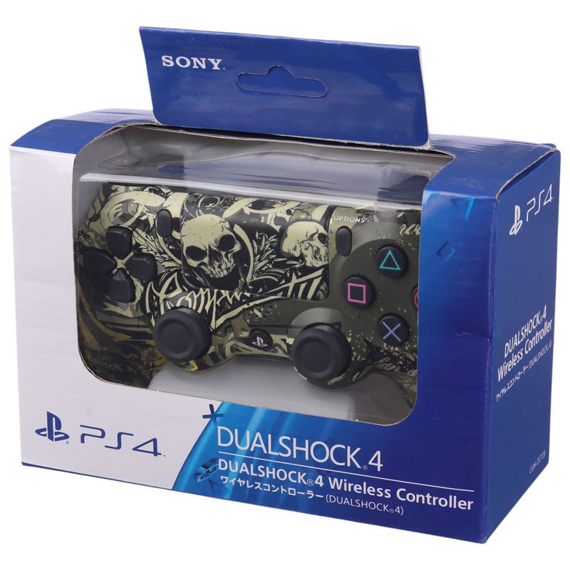 دسته بازی بی سیم SONY PlayStation 4 DualShock 4 High Copy طرح اسکلت کد 3