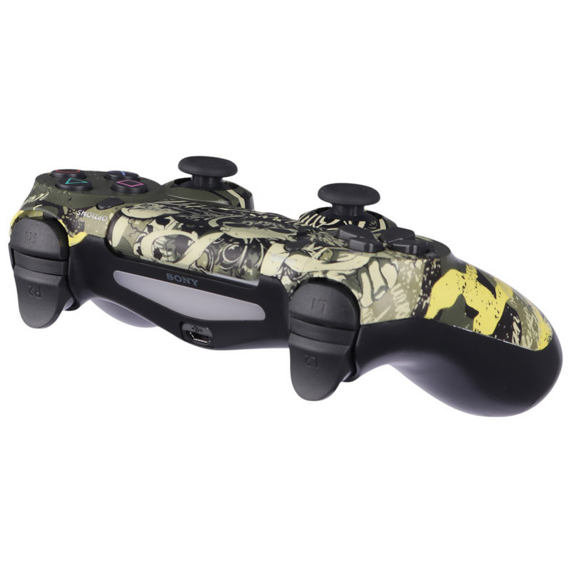 دسته بازی بی سیم SONY PlayStation 4 DualShock 4 High Copy طرح اسکلت کد 3