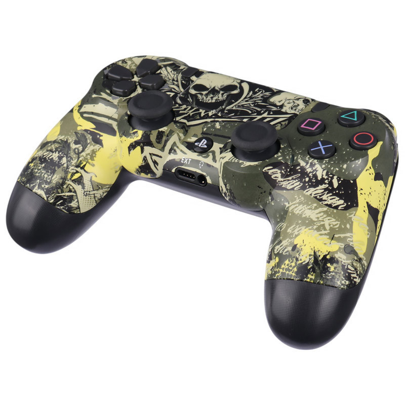 دسته بازی بی سیم SONY PlayStation 4 DualShock 4 High Copy طرح اسکلت کد 3