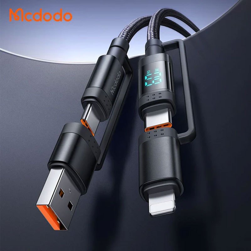 کابل تبدیل فست شارژ Mcdodo CA-199 QC PD 60W 1.2m