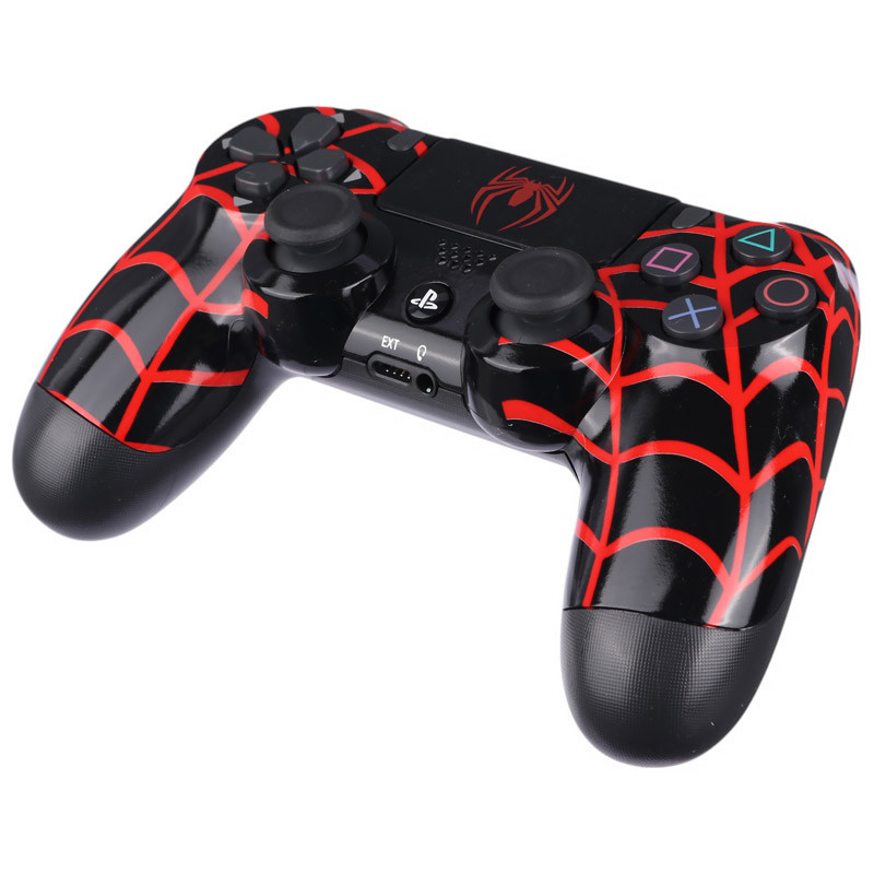 دسته بازی بی سیم SONY PlayStation 4 DualShock 4 High Copy طرح Spider Man کد 9