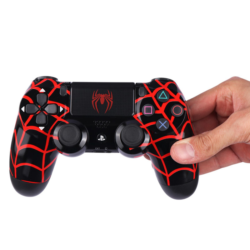 دسته بازی بی سیم SONY PlayStation 4 DualShock 4 High Copy طرح Spider Man کد 9