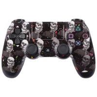 دسته بازی بی سیم SONY PlayStation 4 DualShock 4 High Copy طرح اسکلت کد 4