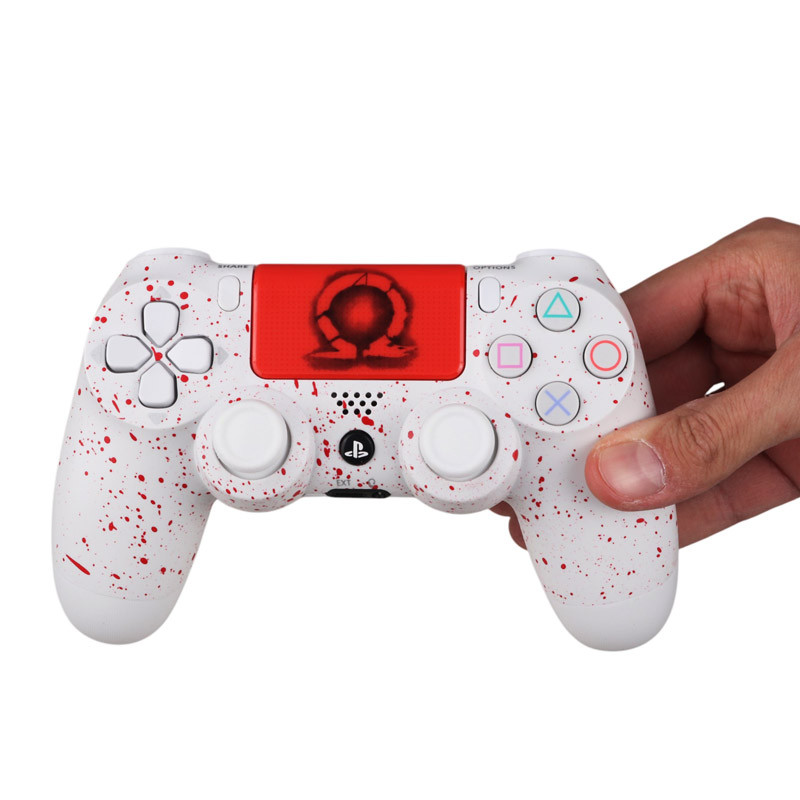 دسته بازی بی سیم SONY PlayStation 4 DualShock 4 High Copy طرح God of War کد 8
