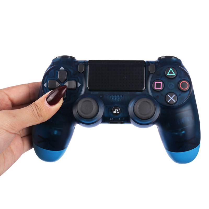 دسته بازی بی سیم SONY PlayStation 4 DualShock 4 High Copy سرمه ای آبی کد 2
