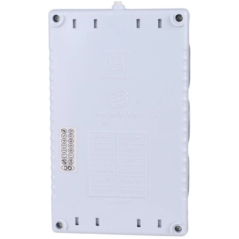 محافظ برق کامپیوتر و صوتی تصویری 6 خانه تیراژه T106 با کابل 1.8 متری