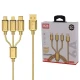 کابل 3 سر فست شارژ Earldom EC-IMC030 6A 1.2m