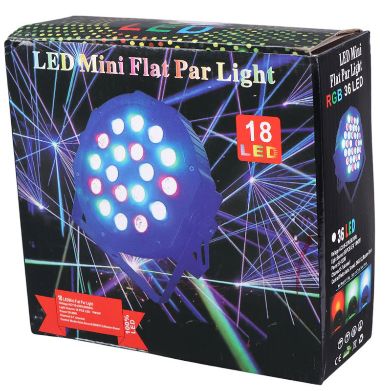 چراغ رقص نور LED Mini Flat Par Light 120W