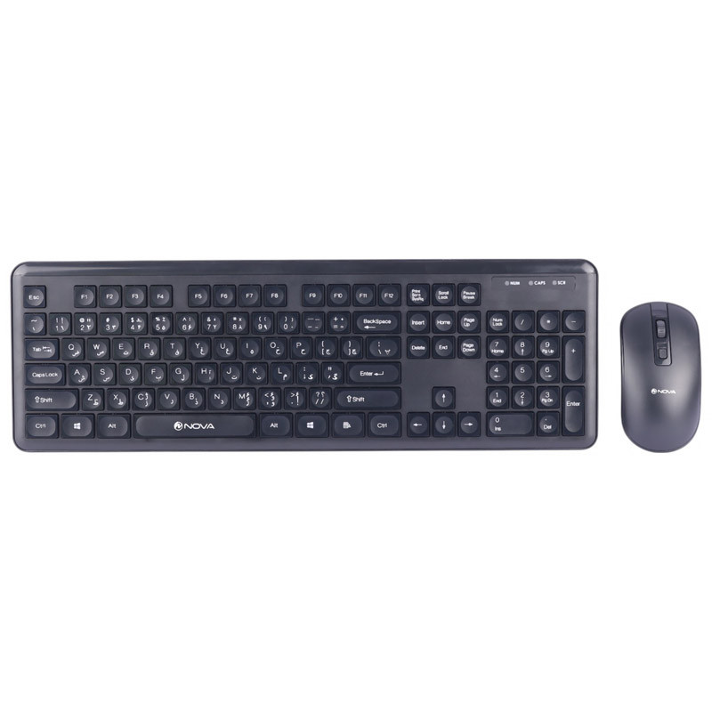 کیبورد و موس بی سیم نوا NKM-1402WL