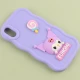 قاب موج دار آیفون X / XS عروسک برجسته