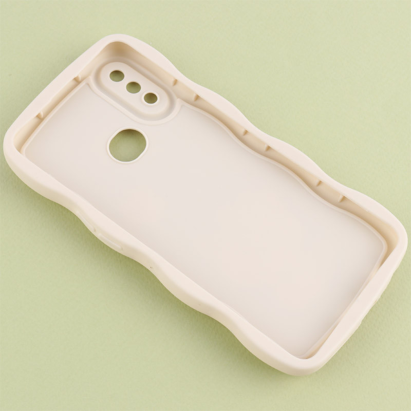 قاب موج دار سامسونگ Galaxy A10s عروسک برجسته محافظ لنزدار
