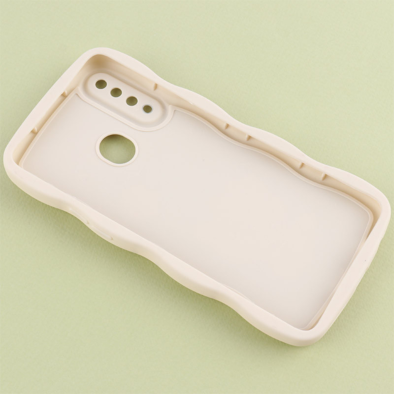 قاب موج دار سامسونگ Galaxy A20s عروسک برجسته محافظ لنزدار