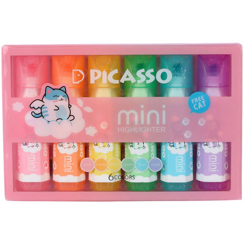 ماژیک هایلایت پیکاسو Picasso HL160 بسته 6 عددی