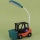 چراغ مطالعه فانتزی طرح تراکتور N0.YC-8900C