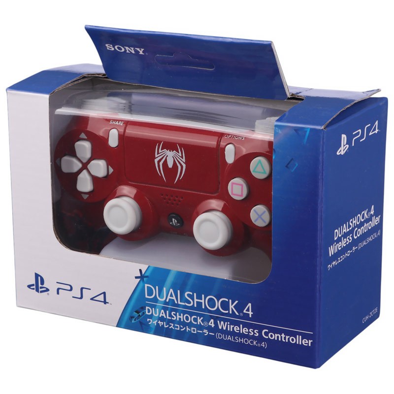 دسته بازی بی سیم SONY PlayStation 4 DualShock 4 High Copy طرح Spider Man کد 10