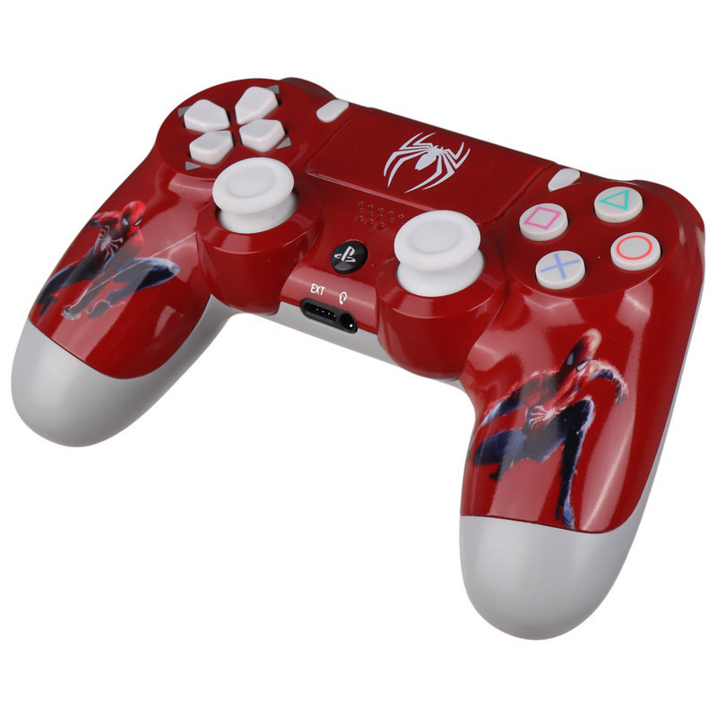 دسته بازی بی سیم SONY PlayStation 4 DualShock 4 High Copy طرح Spider Man کد 10
