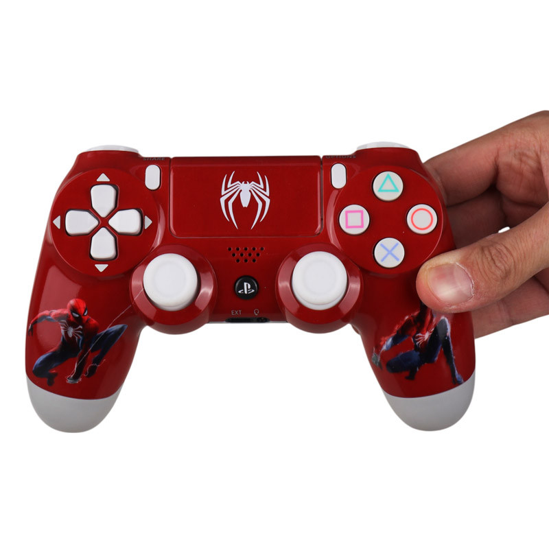 دسته بازی بی سیم SONY PlayStation 4 DualShock 4 High Copy طرح Spider Man کد 10
