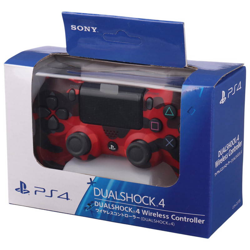 دسته بازی بی سیم SONY PlayStation 4 DualShock 4 High Copy قرمز ارتشی کد 2