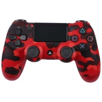 دسته بازی بی سیم SONY PlayStation 4 DualShock 4 High Copy قرمز ارتشی کد 2