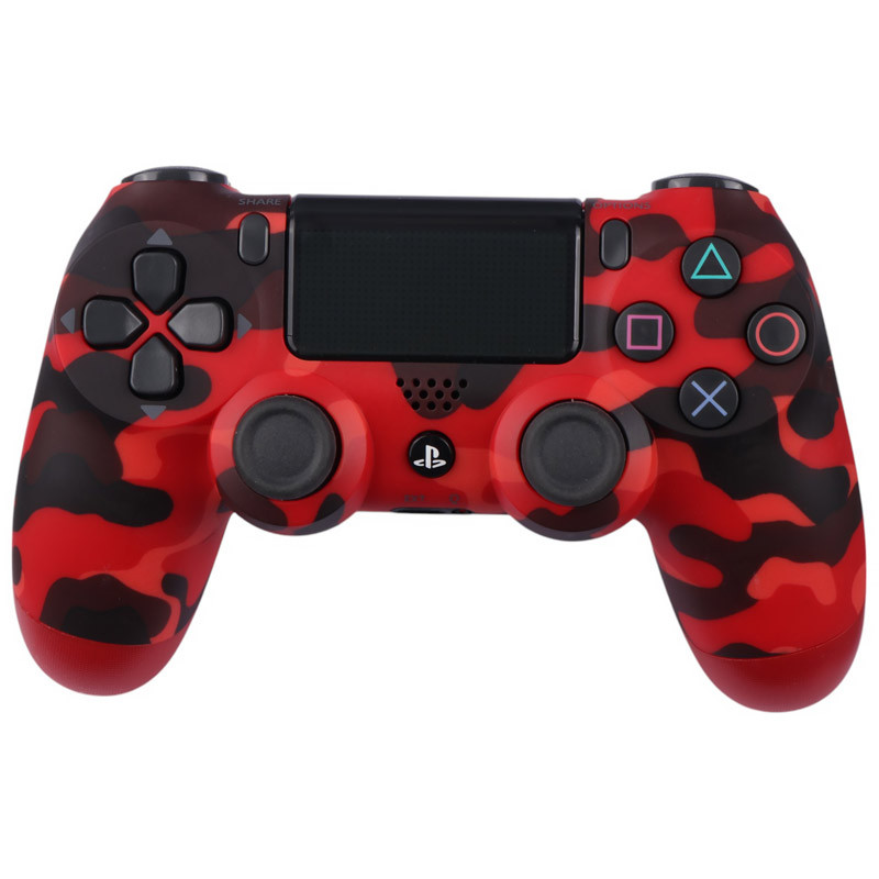 دسته بازی بی سیم SONY PlayStation 4 DualShock 4 High Copy قرمز ارتشی کد 2