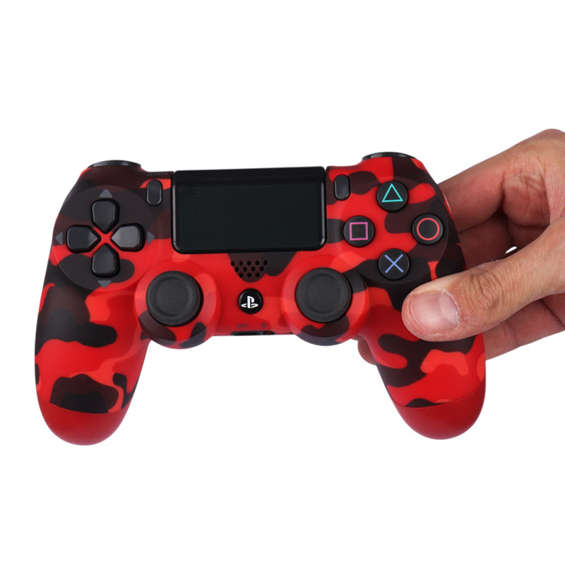 دسته بازی بی سیم SONY PlayStation 4 DualShock 4 High Copy قرمز ارتشی کد 2