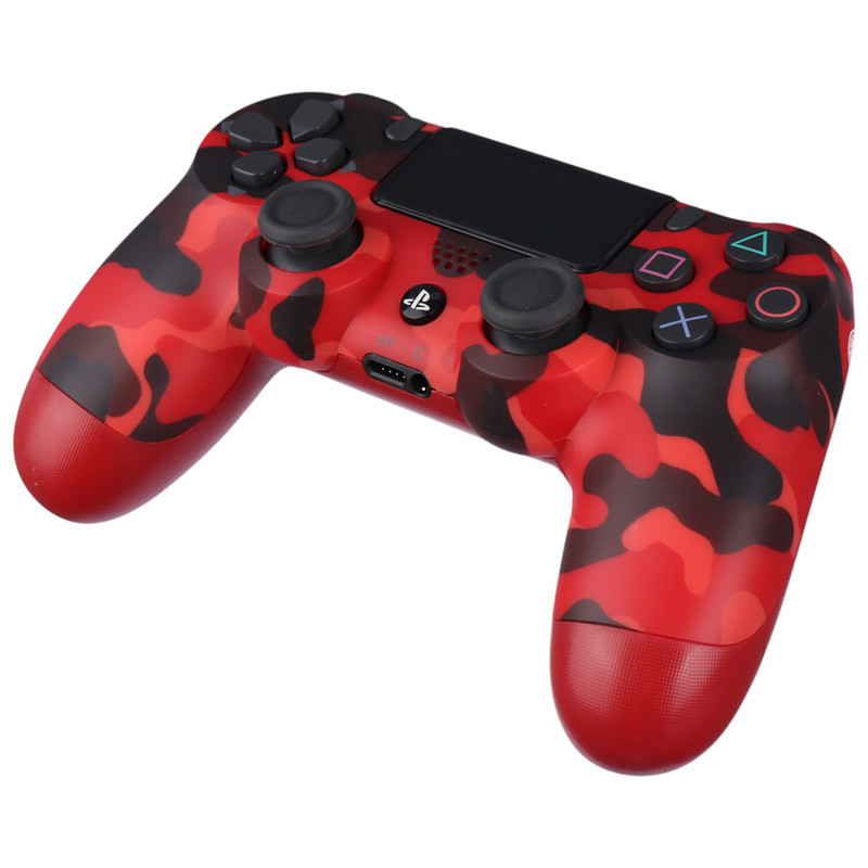 دسته بازی بی سیم SONY PlayStation 4 DualShock 4 High Copy قرمز ارتشی کد 2