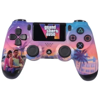 دسته بازی بی سیم SONY PlayStation 4 DualShock 4 High Copy طرح GTA VI
