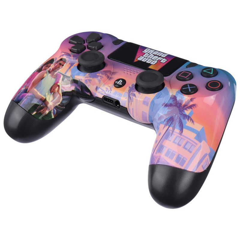 دسته بازی بی سیم SONY PlayStation 4 DualShock 4 High Copy طرح GTA VI