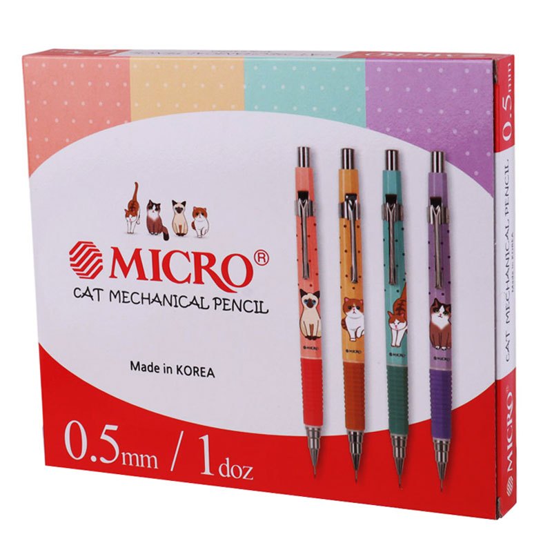 مداد نوکی Micro Cat 0.5mm بسته 12 عددی