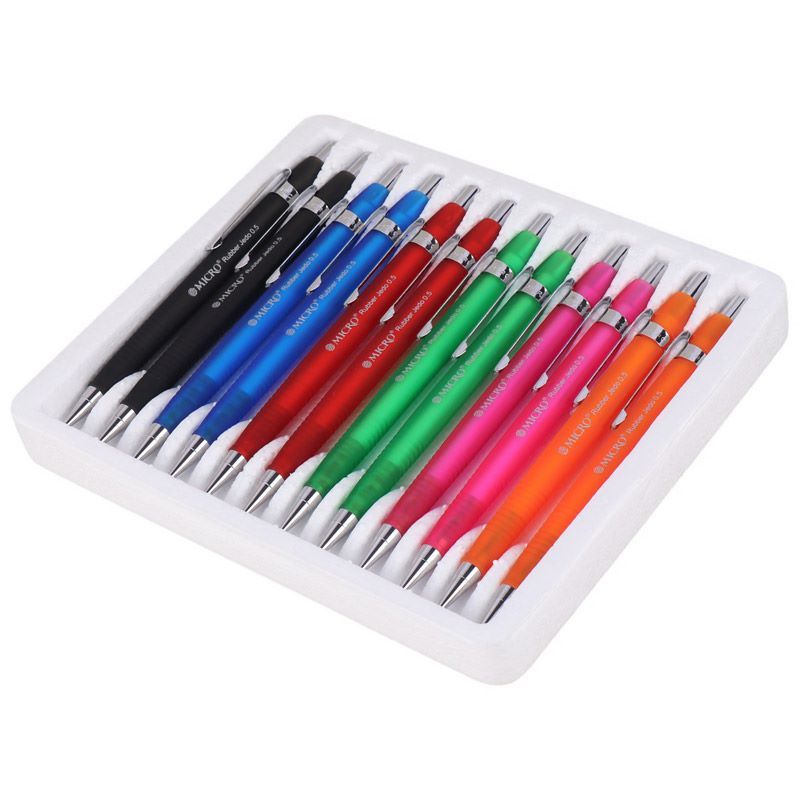 مداد نوکی MICRO Rubber Jedo 0.5mm بسته 12 عددی