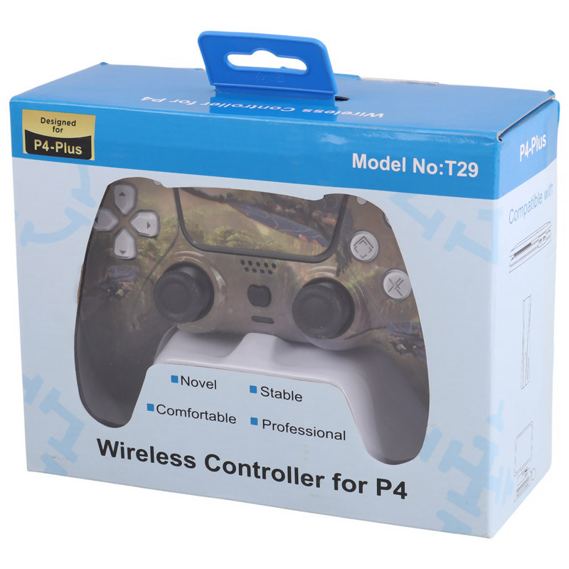 دسته بازی بی سیم طرح پلی استیشن فایو P4-Plus T29 Avatar Frontiers Of Pandora PS4 / PC