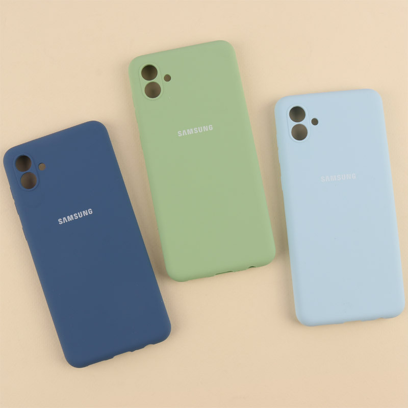 قاب سیلیکونی اصلی زیربسته سامسونگ Galaxy A04 محافظ لنزدار