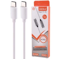 کابل تبدیل فست شارژ Cherlo TC01 Type-C To Type-C 2.4A 1.1m