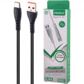 کابل تایپ سی فست شارژ Cherlo CH-TCK01 2.4A 1.1m