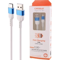 کابل تایپ سی فست شارژ Cherlo CH-TC07 2.4A PD 1.1m
