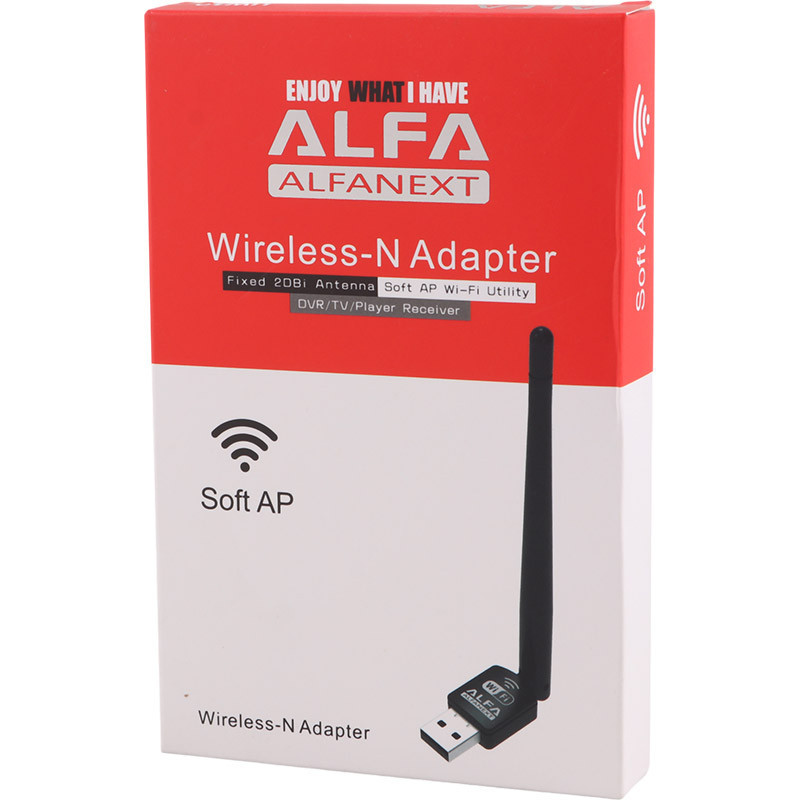 کارت شبکه بی سیم آنتن دار Alfa UW10 150Mbps